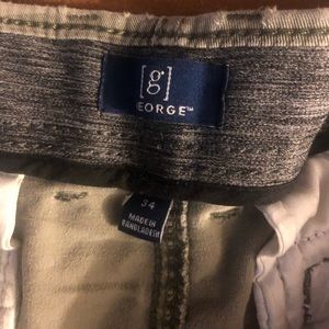 Mens camouflage cargo shorts